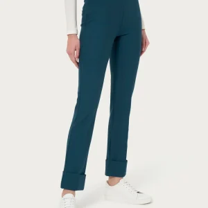 Pantalone slim dritto in Compact - Reflecting Pond