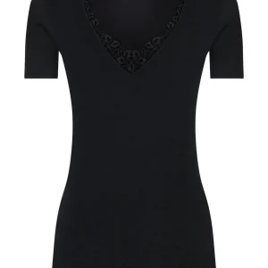 Sintonia - Maglietta in tessuto doubleface - Nero