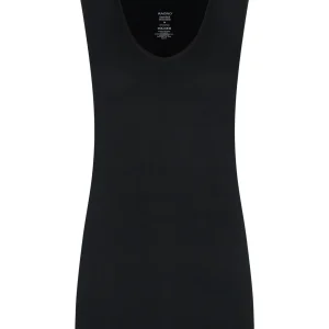 Caldo cotone - Canottiera in cotone felpato - Nero