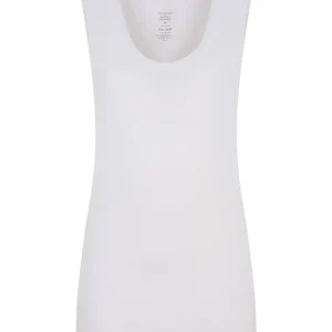 Caldo cotone - Canottiera in cotone felpato - White