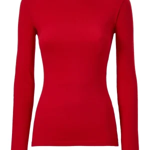 Maglietta girocollo in Thermo Cotton - Rosso