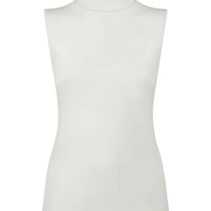 Smanicato a collo alto in Thermo Cotton - Avorio