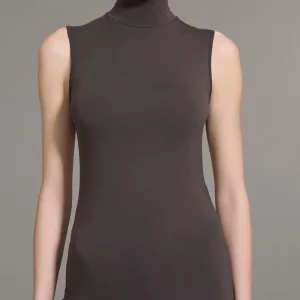 Smanicato a collo alto in Thermo Cotton - Chocolate Torte