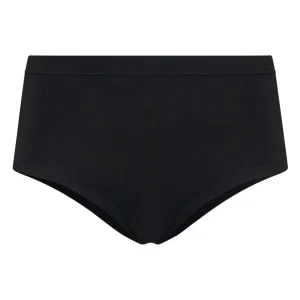 Comfort - Slip alto in cotone elasticizzato - Nero Bipack