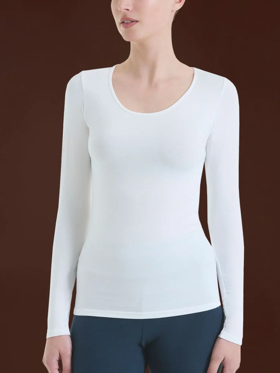 Maglietta girocollo in Eco Viscosa - Clivia - immagine 3