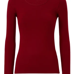 Maglietta girocollo in Eco Viscosa - Amarena