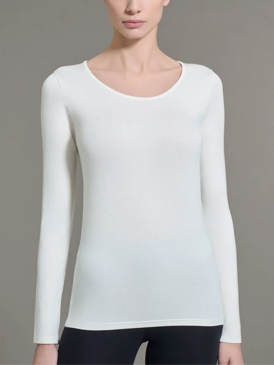 Maglietta girocollo in Eco Viscosa - Casha - immagine 3