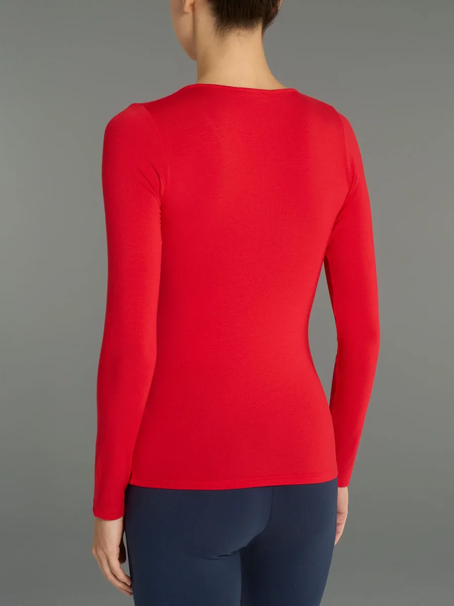 Maglietta girocollo in Eco Viscosa - Salsa - immagine 3