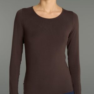 Maglietta girocollo in Eco Viscosa - Chocolate Torte