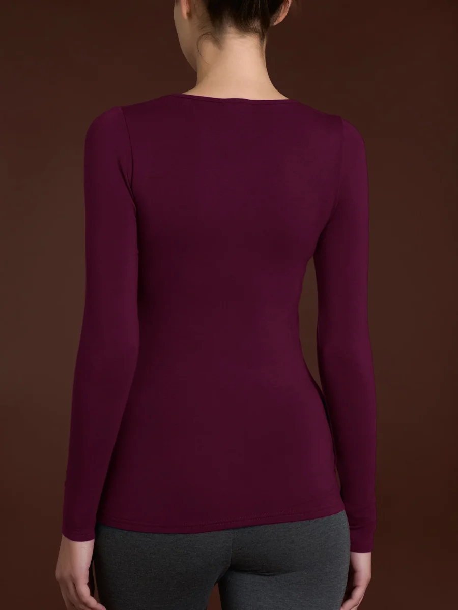 Maglietta girocollo in Eco Viscosa - Fig - immagine 3