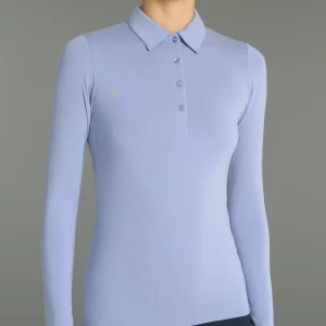 Polo in Eco Viscosa - Fluorite