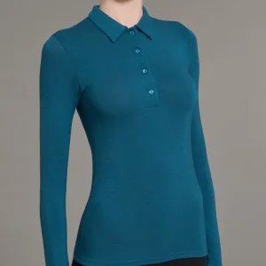 Polo in Eco Viscosa - Reflecting Pond