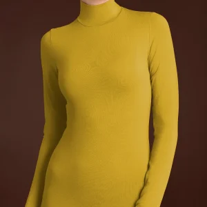 Lupetto in eco viscosa - Oil Yellow