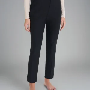 Pantalone chino in maglia flanella - Nero