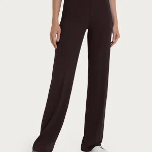 Pantalone ampio in jersey di viscosa crêpe - Chocolate Torte