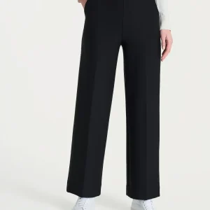 Pantalone ampio alla caviglia in Compact - Nero