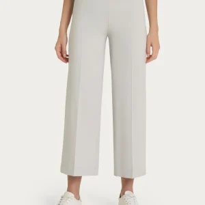 Pantalone ampio alla caviglia in Satin Power - Dawn Blue