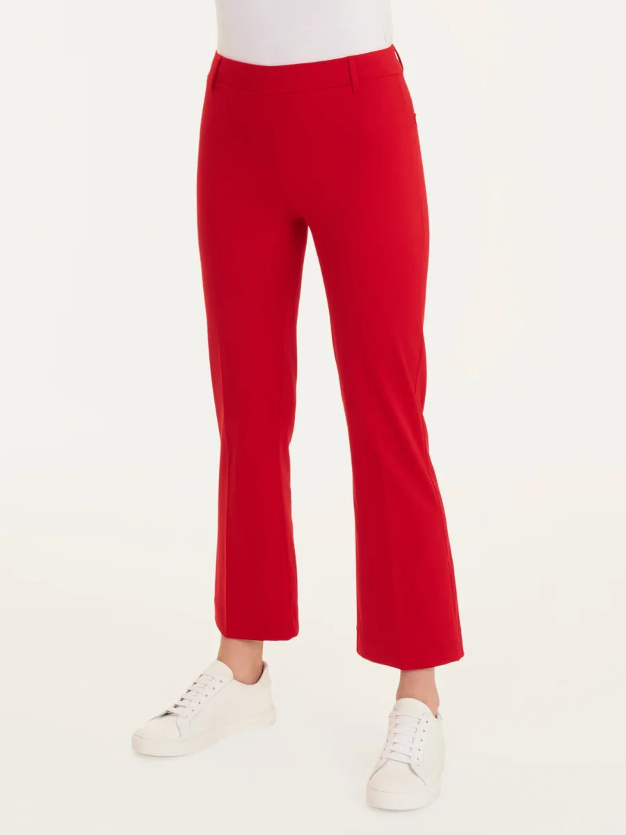 Pantalone flare alla caviglia in Satin Power - Salsa