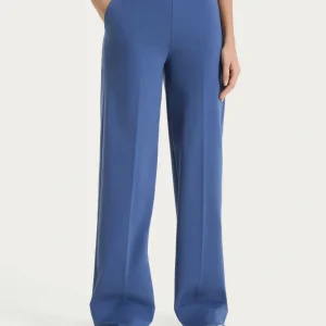 Pantalone ampio con tasche in Compact Light - Oceana