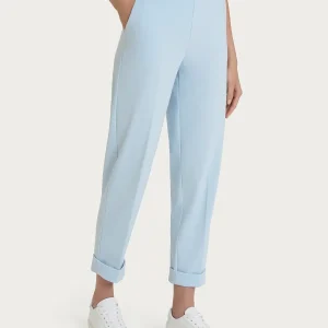 Pantalone a carota con tasche in Compact Light - Skyway