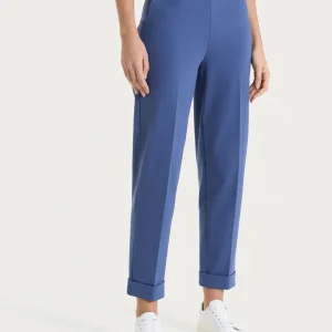 Pantalone a carota con tasche in Compact Light  - Oceana