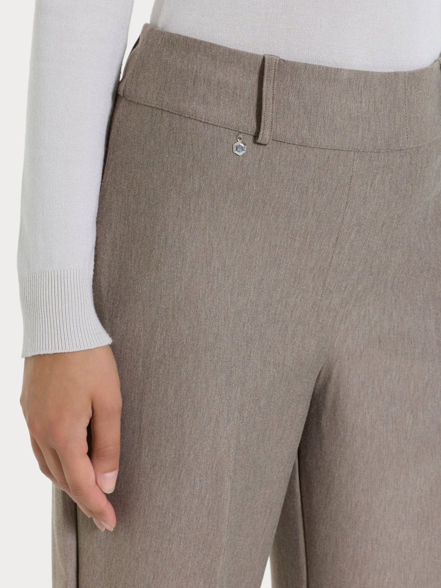 Pantalone a carota in Compact - Glace' Mel. - immagine 4
