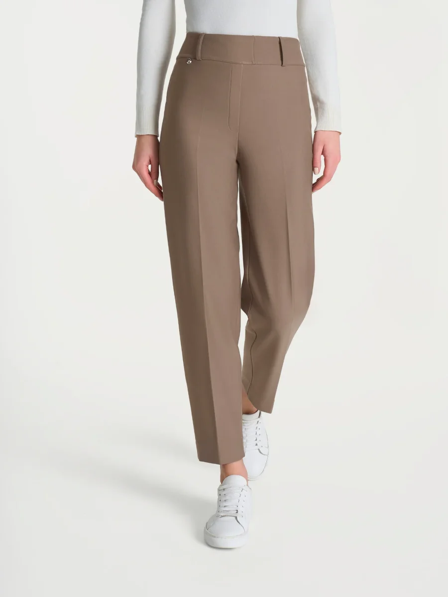 Pantalone a carota in Compact - Pine Bark - immagine 2