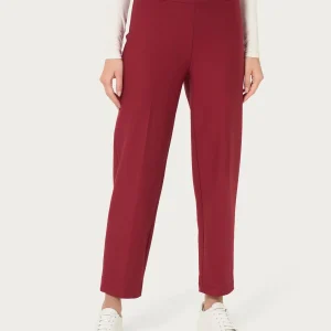 Pantalone a carota in Compact  - Tibetan Red