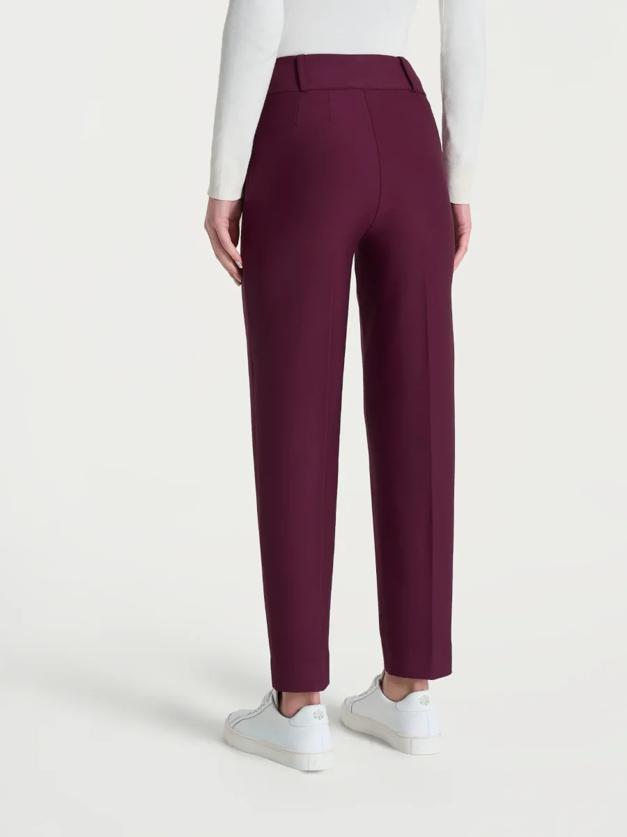 Pantalone a carota in Compact - Fig - immagine 3