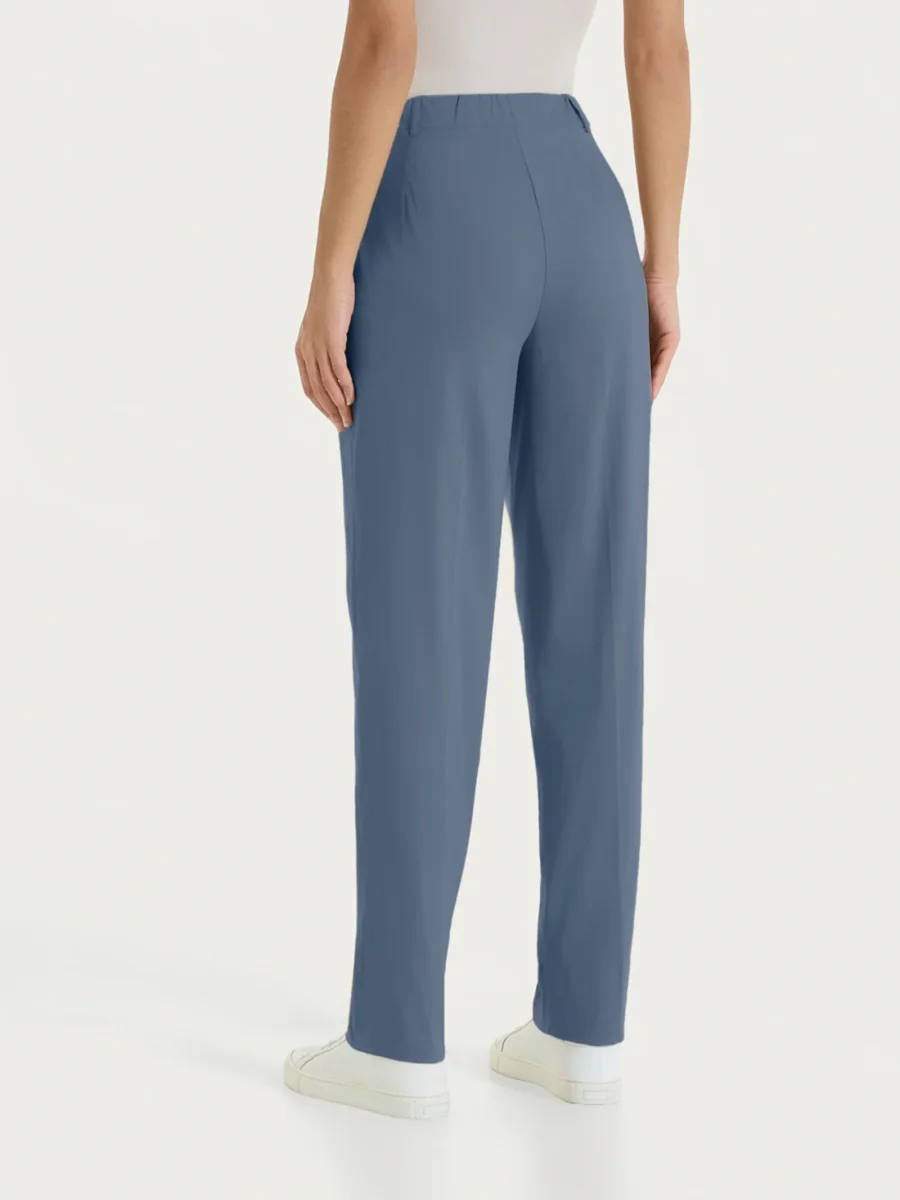 Pantalone a carota con tasche in Super Fresh - Turbulence - immagine 4