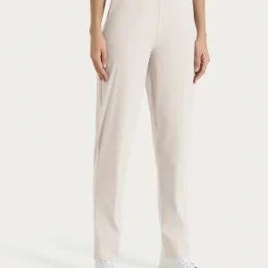 Pantalone a carota con tasche in Super Fresh - Almond Peach