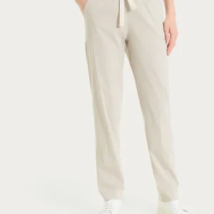 Pantalone jogger con tasche in Super Fresh - Champignon