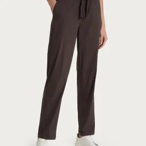 Pantalone jogger con tasche in Super Fresh - Chocolate Torte
