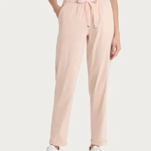Pantalone jogger con tasche in Super Fresh - Cameo Rose