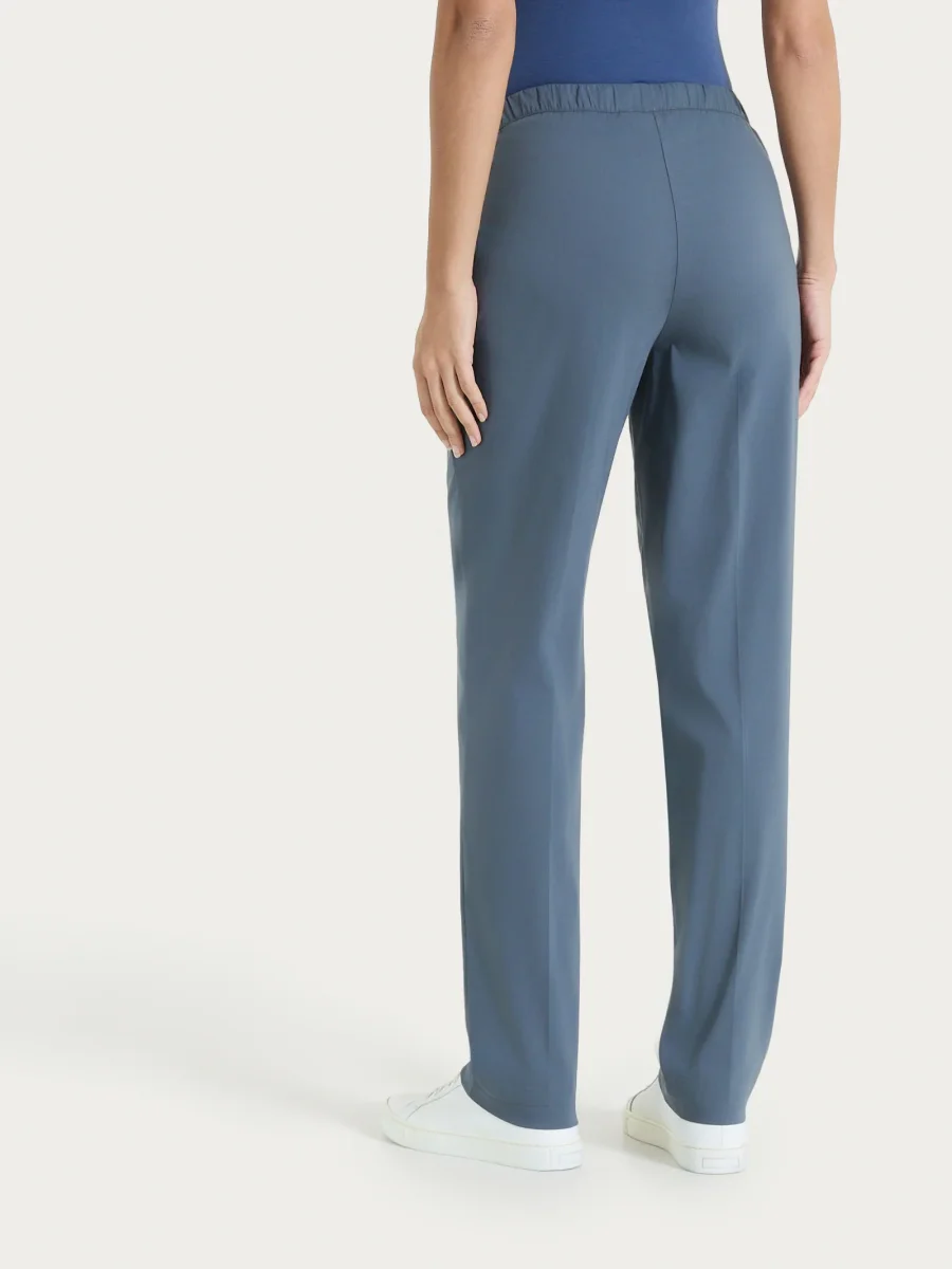 Pantalone jogger con tasche in Super Fresh - Turbulence - immagine 6