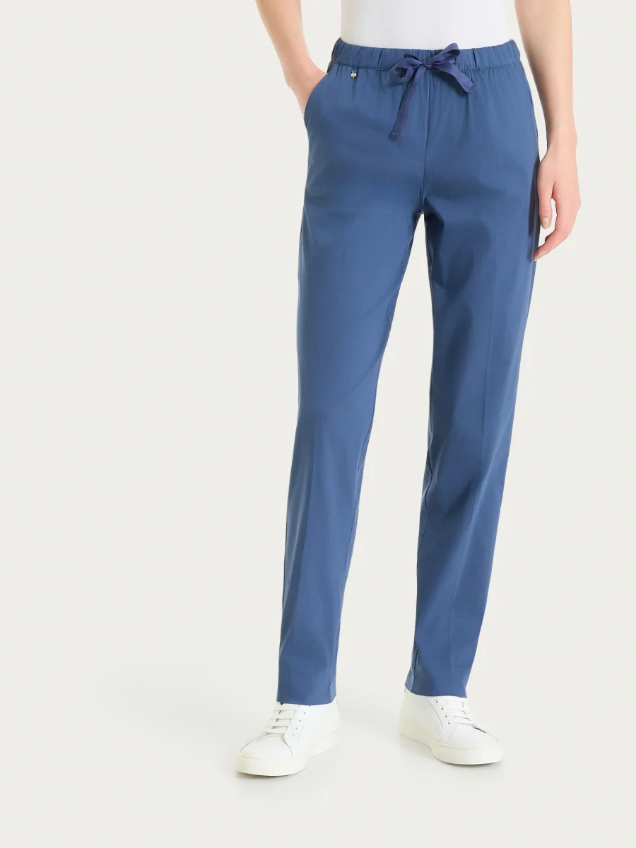 Pantalone jogger con tasche in Super Fresh - Oceana