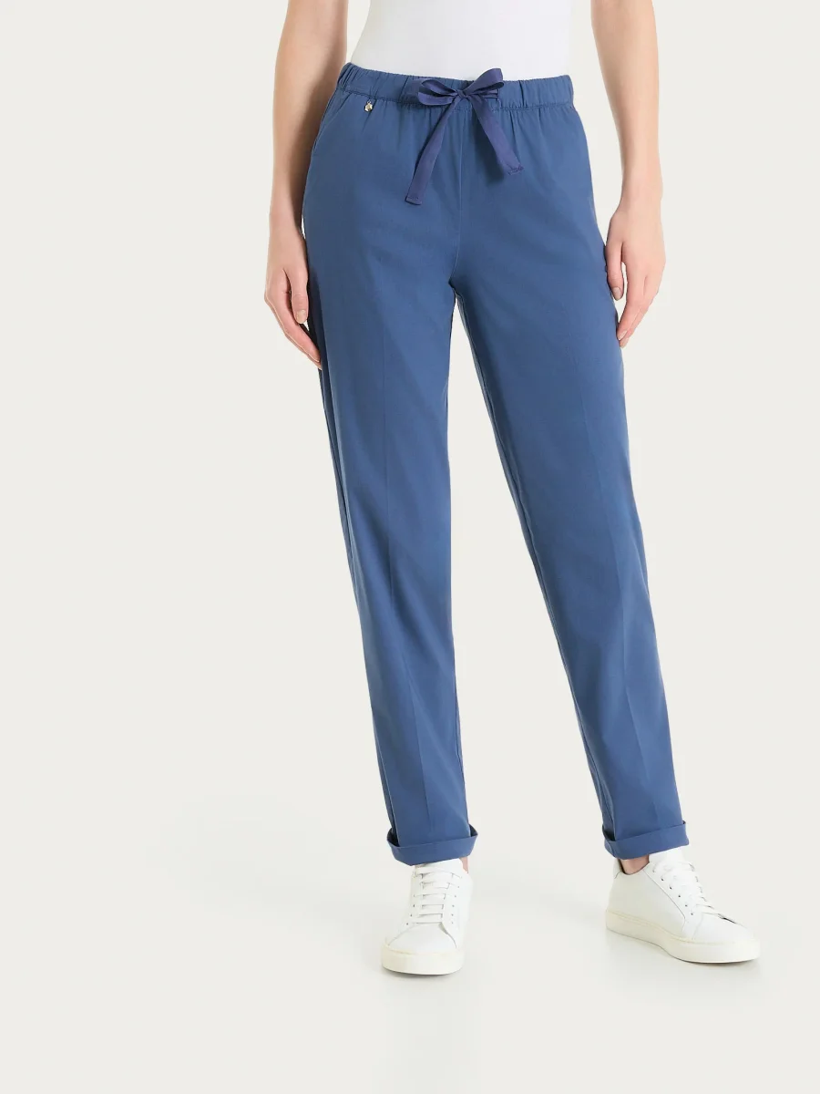 Pantalone jogger con tasche in Super Fresh - Oceana - immagine 3