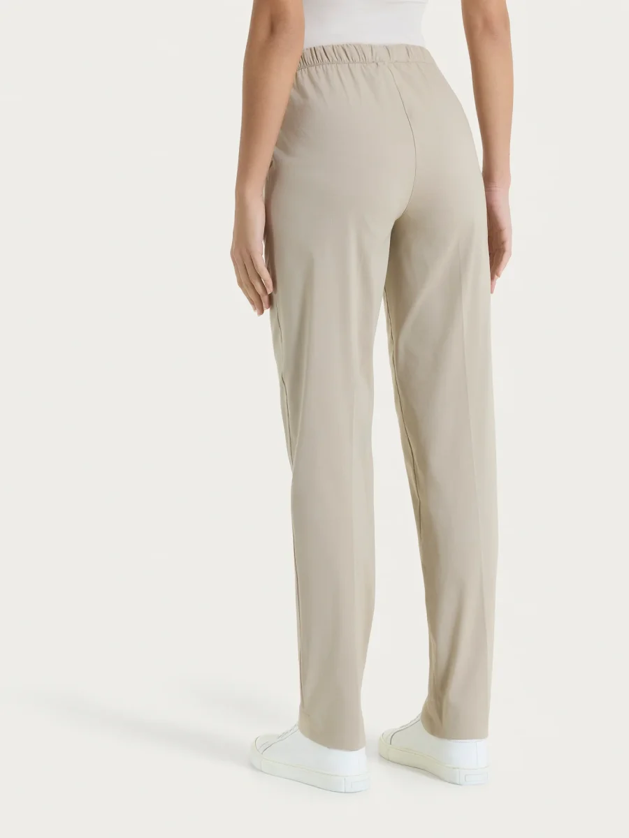 Pantalone jogger con tasche in Super Fresh - Crockery - immagine 4