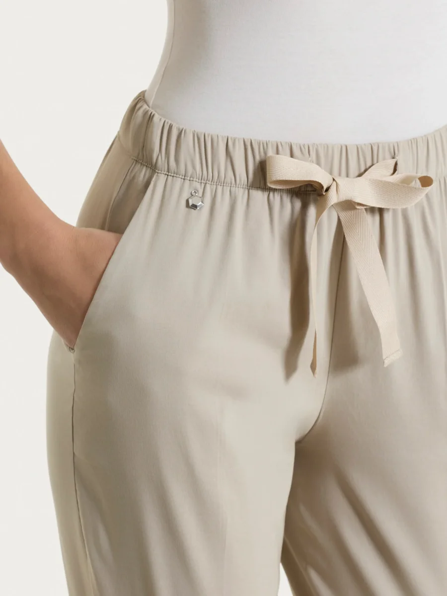 Pantalone jogger con tasche in Super Fresh - Crockery - immagine 6