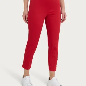 Pantalone capri con bottoni in Satin Power - Salsa