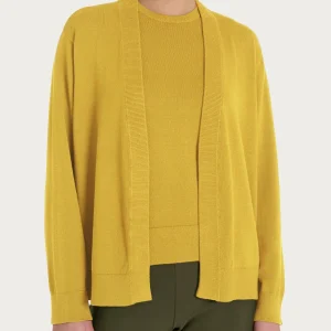 Cardigan corto Four Seasons - Oil Yellow
