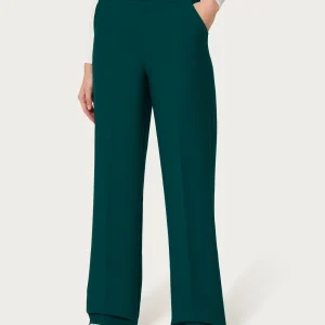 Pantalone a palazzo con tasche in Compact - Rain Forest