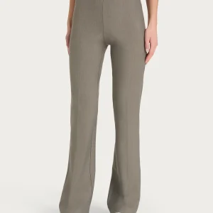 Pantalone flare in tessuto Compact - Glace' Mel.