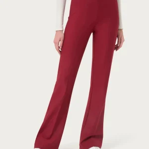 Pantalone flare in tessuto Compact - Tibetan Red