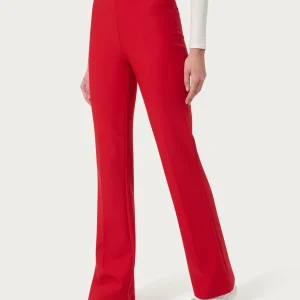 Pantalone flare in tessuto Compact - Salsa