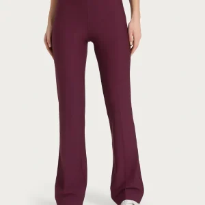 Pantalone flare in tessuto Compact - Fig
