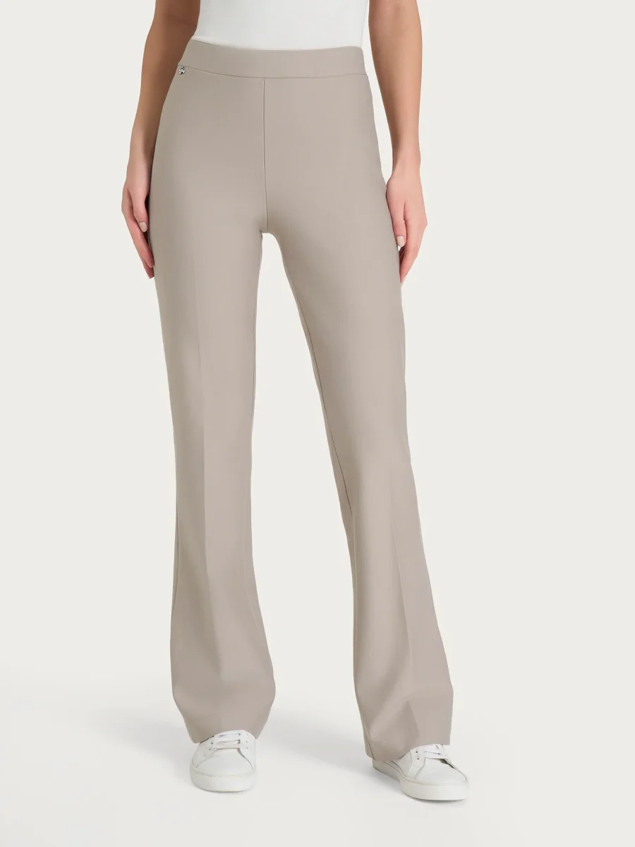 Pantalone flare in tessuto Compact - String