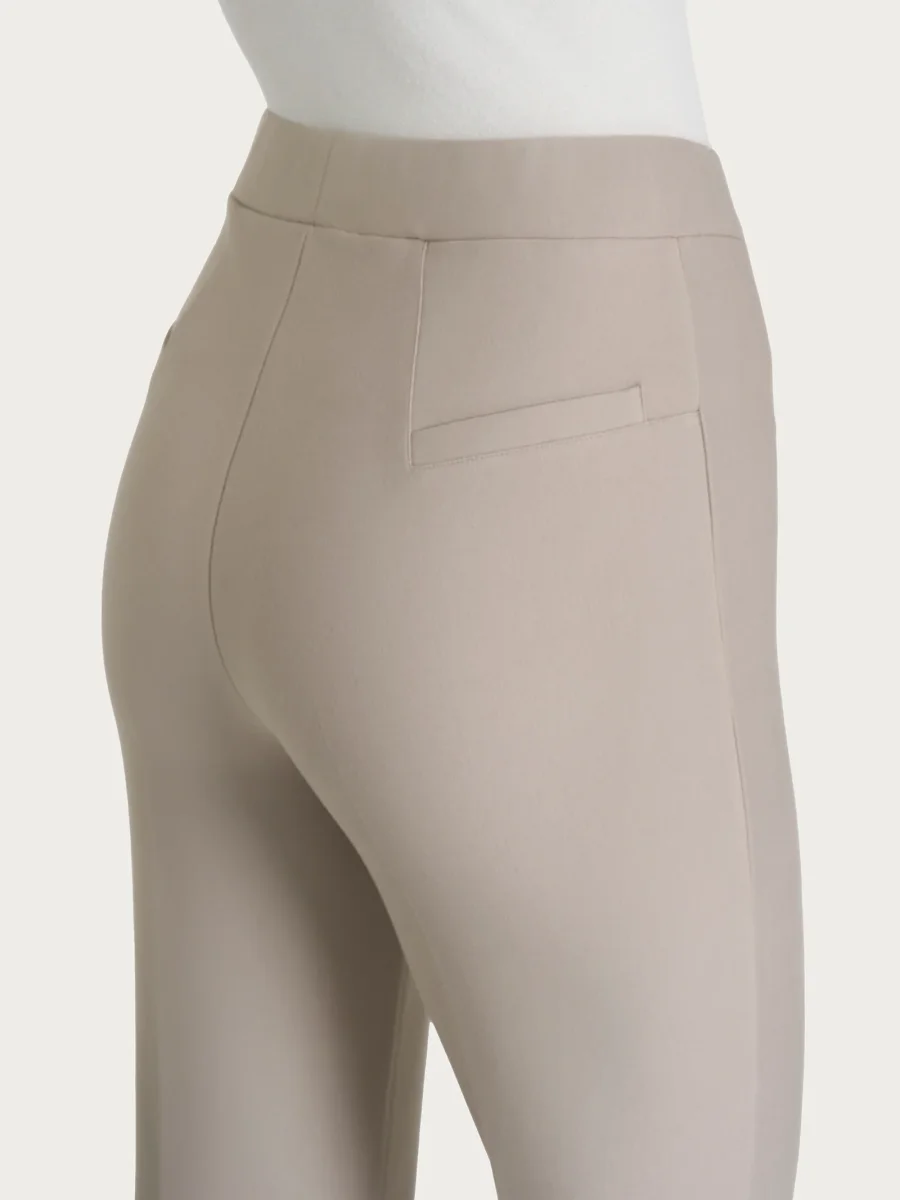 Pantalone flare in tessuto Compact - String - immagine 4