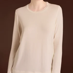 Maglietta girocollo in Eco Viscosa - Corda