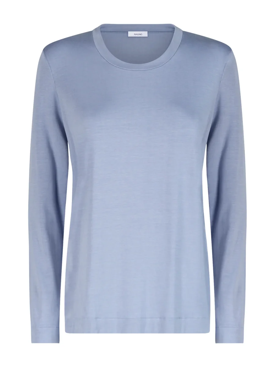 Maglietta girocollo in Eco Viscosa - Fluorite - immagine 2